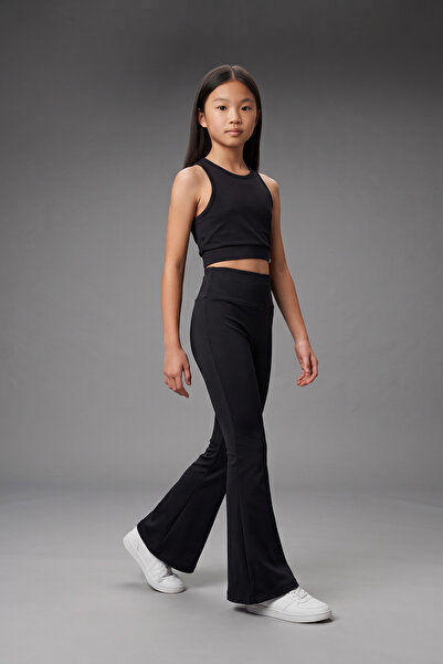 Colorinas Flare Spanish Leg Girls' Sports Leggings