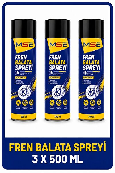 Genel Markalar MSE Fren Balata Spreyi 500 ML - 3'lü Paket ! Fren Diski, Kalip...