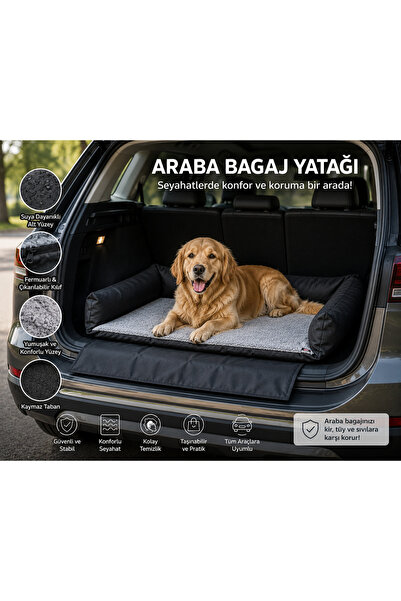 Trixie Travel Bed Araba Bagaj Kopek Yatagi 95 x 75cm