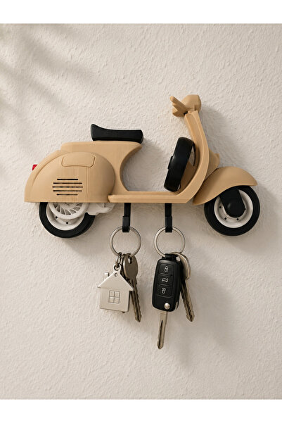 bambam 3d Μπρελόκ τοίχου σε σχέδιο ρετρό Vespa |   Διακοσμητική Κρεμάστρα Τοίχου
