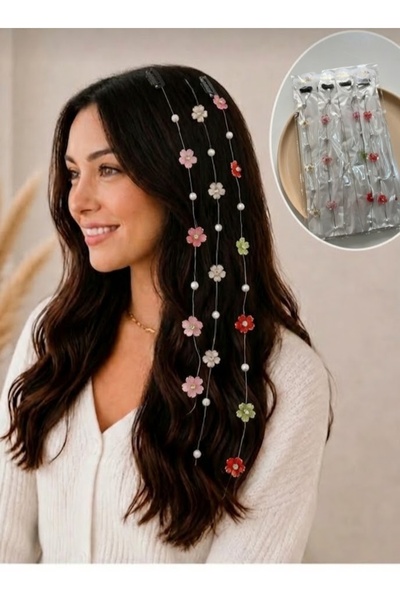 ELAS HOME Flower Model Tinsel Buckle 1 Piece