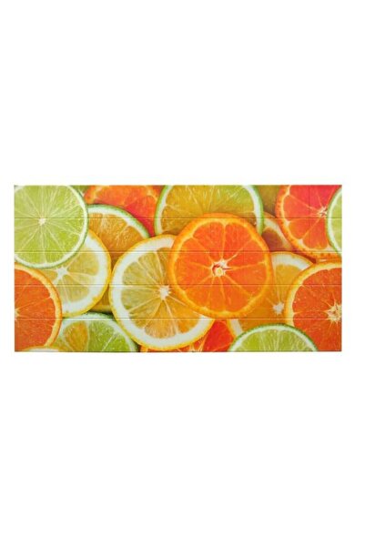 Solplant Panou decorativ, PVC, model citrice, portocaliu, 96x48.5cm