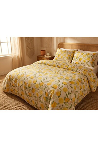 NURLATEX King Size Elastic Bed Sheet Duvet Cover Set (200 X 220)