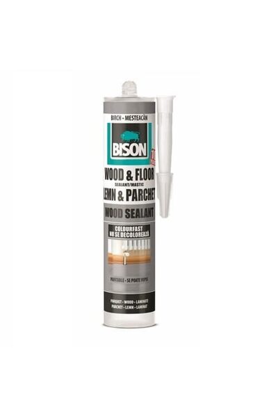 Solplant Mastic pentru lemn BISON Wood Sealant, 300ml, mesteacan