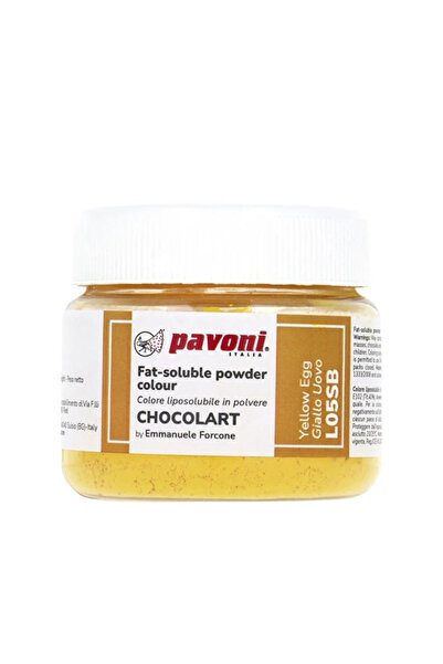 Pavoni Colorant alimentar pudră liposolubil, Chocolart Galben Ou de Emmanuele...