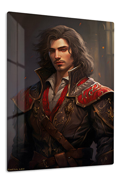Emesa Art Fantasy Anime Nobleman Anime Metal Wall Art