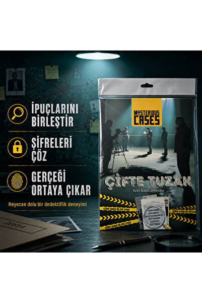 designelfida Tuzak Seri Katil Dosyası – Dedektiflik Cinayet Çözme Oyunu, Gize...