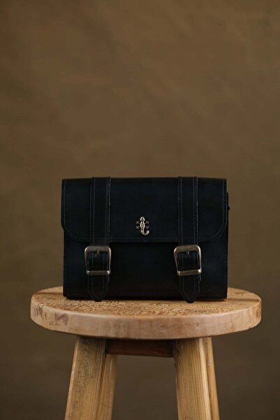 Semender Leather Goods Hakiki Deri Unisex Postacı ve Omuz Çantası El Yapımı R...