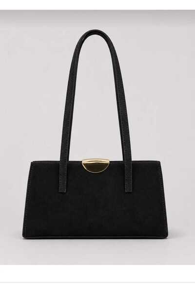GlowSa Women's Suede Daily Hand Shoulder Bag with Large Internal Volume and Z...