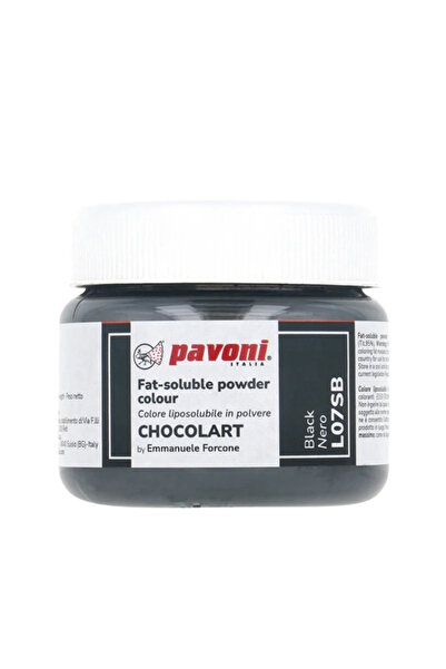 Pavoni Colorant alimentar pudră liposolubil, Negru Chocolart de Emmanuele For...