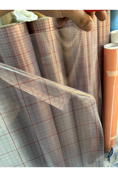 OSSOFOL 127 cm x 2 metre Şeffaf ısıya dayanıklı kalın masa mermer koruma folyosu kendinden yapışkanlı