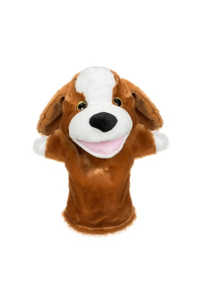OEM Figurina din Plus Catel Maro pentru Teatru de Papusi 28cm, 28 cm – cățel,...