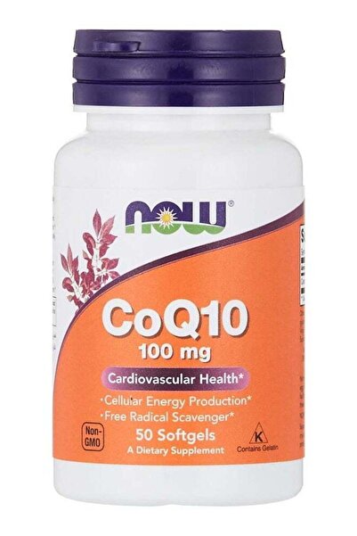 Now Foods Coq10 Vitamin, 100 Mg 50 Softgels