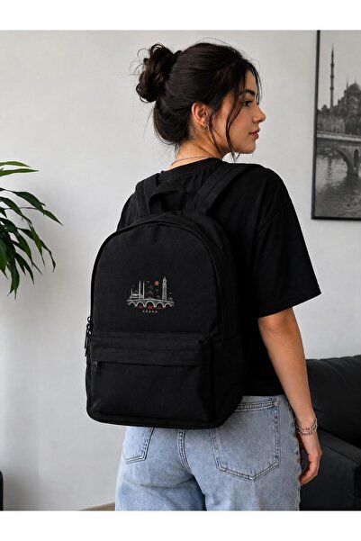 nesebutik Adana Theme Printed School Classroom Gym Daily Use Study Bag