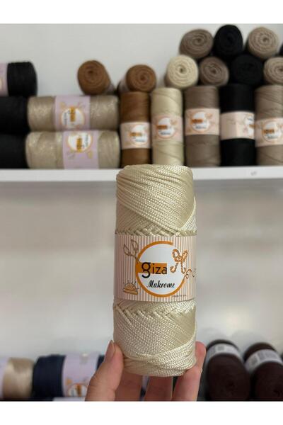 GİZA Makrome İp / Çanta, Runner & Amerikan Servis Örgü İpi No:3mm
