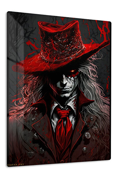 Emesa Art Alucard Anime Metal Wall Art