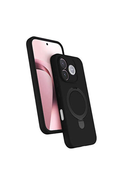 Nezih Case Huawei Honor 600 Lite Uyumlu İçi Kadife Stand Olabilen Halka Yüzük...