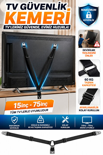 nelerbulurum High Quality Compatible with All Tvs 15Inch -75Inch 60 kg Load C...