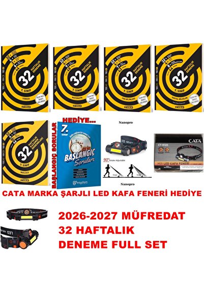 Hız Yayınları 7.SINIF 32 HAFTALIK DENEME FULL SET 2026-2027 MÜFREDAT GÜNCEL B...