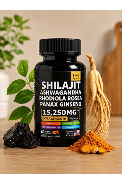 Generic Brand Himalayan Shilajit 8in1 Capsules 250MG , Enhance Immunity,