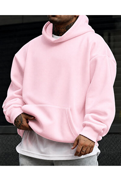 belissia Unisex Erkek/Kadın Renkli Pamuklu Oversize Sweatshirt
