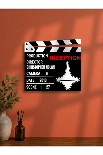 Duvar Dekoru / Klaket Tablo (Siyah) - Inception (Başlangıç)