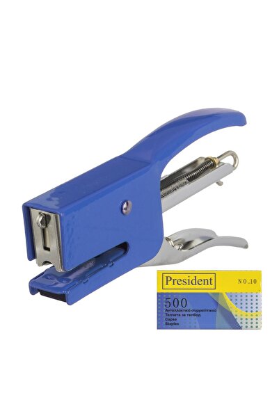 President Capsator / decapsator pentru birou și școală, 10mm – capsare, metal
