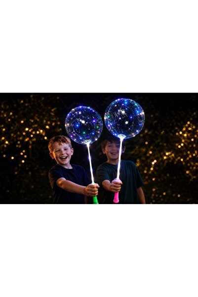 Azra Toys 🎈 LED Işıklı Balonlu Oyuncak – Renkli Işık Efektli Balon Sopa