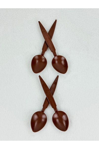 BERAYE Oyun Kaşığı, Uzun Saplı Oyun Kaşığı 4 Adet, Gösteri Düğün Kına Gecesi ...