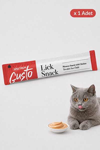 Spectrum Gusto Lick Snack Tavuk Kedi Sıvı Ödül Maması 1 Adet