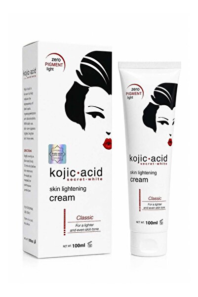 KOJIC ACID Secret White Skin Lightening Cream with SPF 60 UV Protection, 100ml