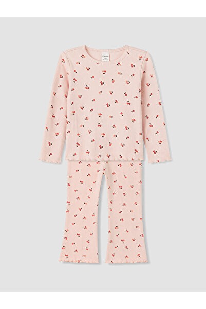 LC Waikiki Cherry Printed Girls' Set