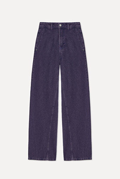 Mudo Women's Purple Wide Leg Pants