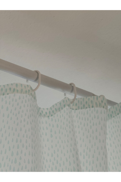 LOEN DESIGN Banyo Perdesi Askı Aparatı Pratik Perde Halkası (10 Adet)