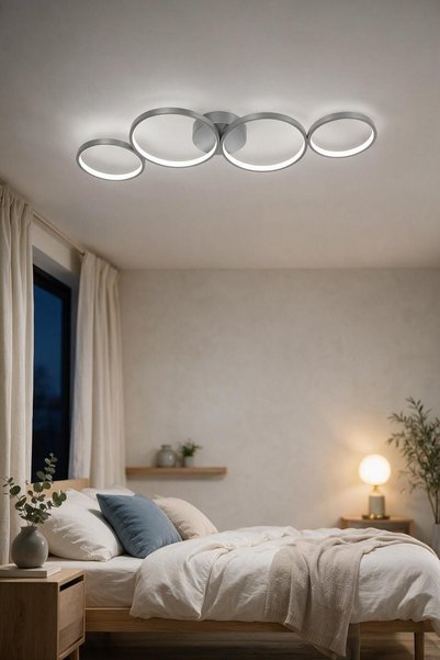 Rarossa Yalira LED Plafonyer Avize Beyaz Işık