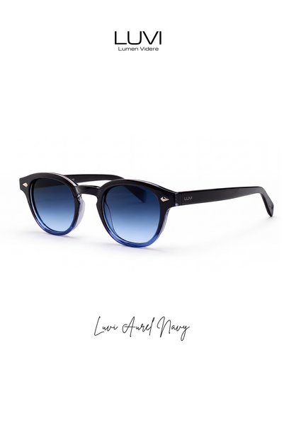 Lumen Videre Luvi Aurel Navy Uv400 Sunglasses – Choose Your Favorite Lens