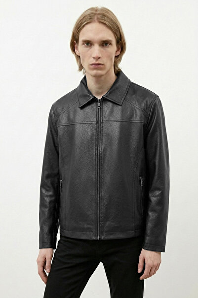 MOVENTO Men's Paris Model Leather Jacket