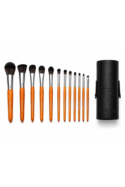 LEONARDO Set de 12 pensule de machiaj de bază și cutie cadou