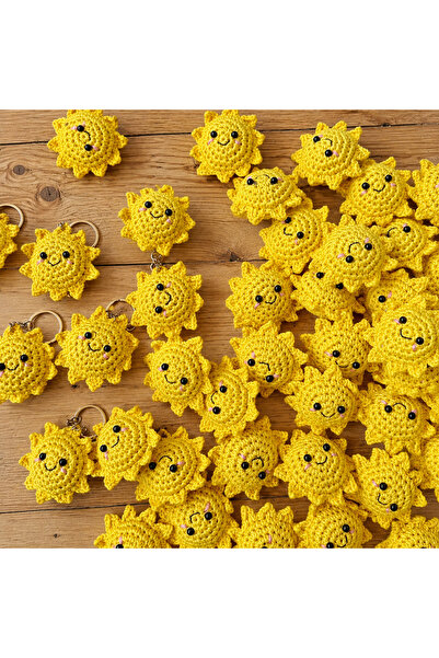 Amigurumim Hediyelik Amigurumi Anahtarlık (10 adet )
