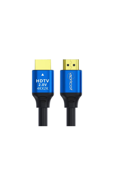 Universal كابل HDMI من Apricot AP-XHDM3 بطول 3 أمتار v2.0 4K مع علبة pkc15