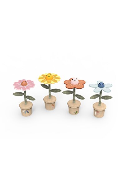 Speedy Monkey Wooden toy Dancing Flower