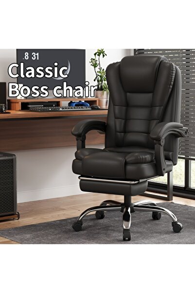 Chuma Home Office & Gaming Chair — 360° Swivel, Height Adjustable, Retractabl...