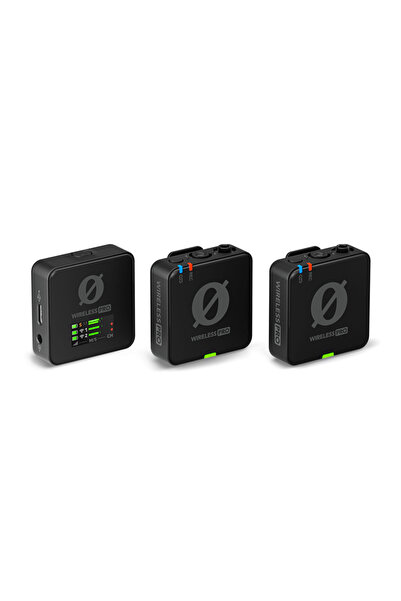 Rode Sistem de microfoane wireless PRO, USB-C, Omnidirecțional, RX + 2 TX, Negru