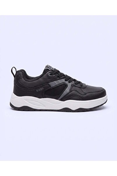 Kappa Couro Erkek Siyah-Gri Sneaker