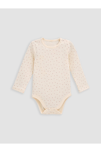 LC Waikiki Crew Neck Baby Girl Snapback Bodysuit