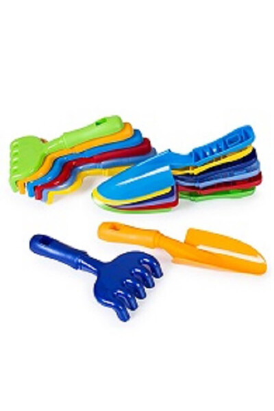 Bamsic Set lopățică și greblă pentru nisip Bamsic, 24 cm