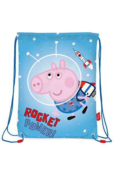 Peppa Pig Sac de sport cu șnur pentru copii 44x33 cm