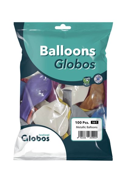 GLOBOS Baloane 100 buc. 9" - 22 cm, macaron mix