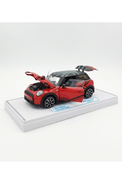 Ada Bazaar 1:24 MINI Cooper S Kırmızı Model Araba – Lisanslı Die-Cast Araç (A...