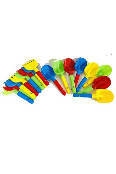 Bamsic Set lopățică și greblă colorate Bamsic, 25 cm